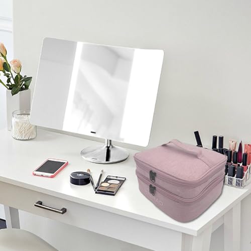 Bolsa de maquillaje, bolsa de cosméticos portátil, organizad