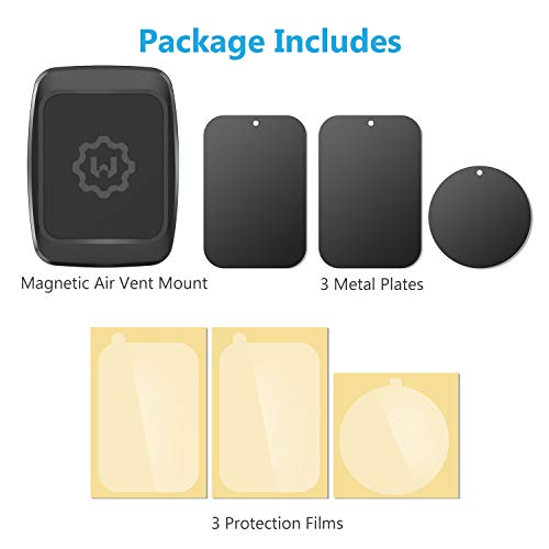 WixGear Soporte magnético para teléfono para automóvil, univ