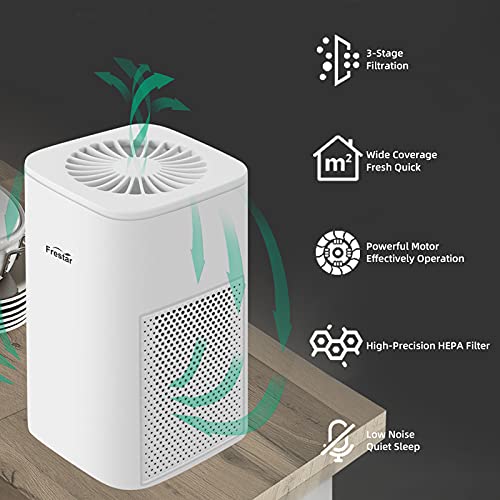 Purificador de aire de escritorio con filtro HEPA para ofici