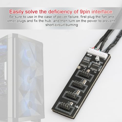 ZORZA Divisor de cabezal USB de 9 pines con alimentación SAT