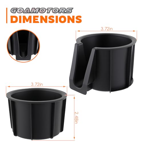 2 piezas de soporte para taza de consola central, parte dela