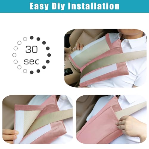 Twin Six Almohada de cinturón de seguridad súper suave, almo