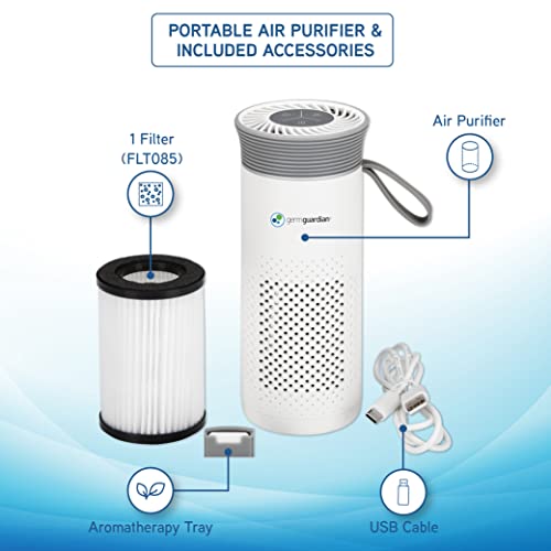GermGuardian Purificador de aire de alérgenos portátil para