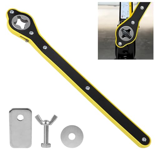 Llave de trinquete de gato, giratoria de 360° para ahorrar m