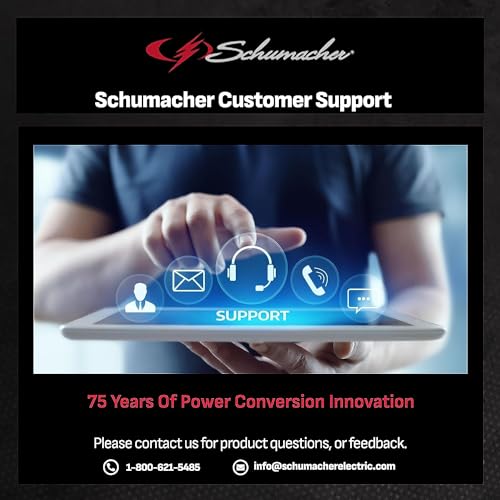 Schumacher DSR ProSeries - Cargador de batería de coche eléc