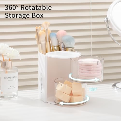 FABROK Organizador de accesorios transparentes para el cabel