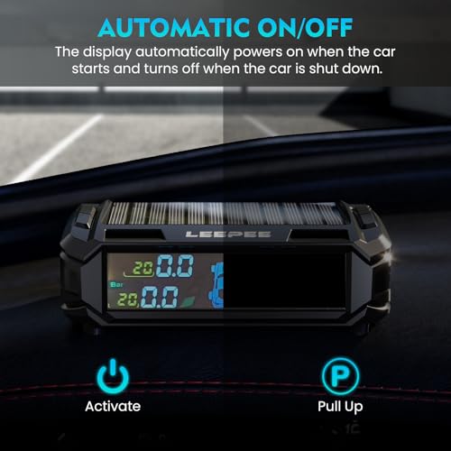 leepee Sistema de monitoreo de presión de neumáticos de auto