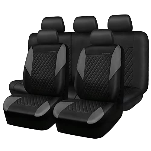 CAR PASS Juego completo de fundas de asiento de cuero, unive