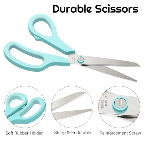 Tijeras multipropósito de 8 pulgadas con cuchillas ultra afi