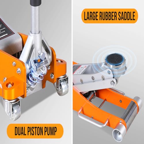 APlusLift AL350R Gato de piso de carreras de aluminio de per