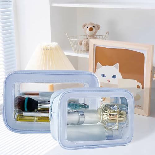 ONEART Bolsa de aseo de maquillaje transparente, organizador
