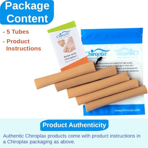 Chiroplax Fundas protectoras para tubos de dedos de los pies
