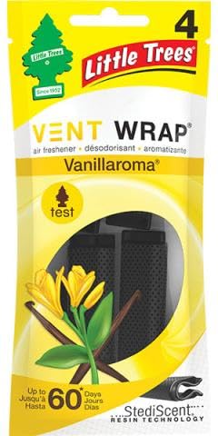 Little Tree Vent Warp - Paquete de 4 unidades de aroma surti