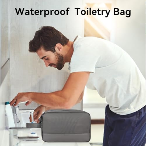 Voova Neceser de viaje para hombres y mujeres, kit de Dopp c
