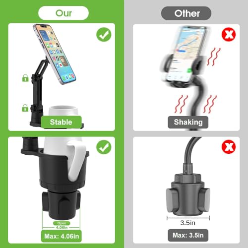 Soporte magnético para portavasos de automóvil para MagSafe,