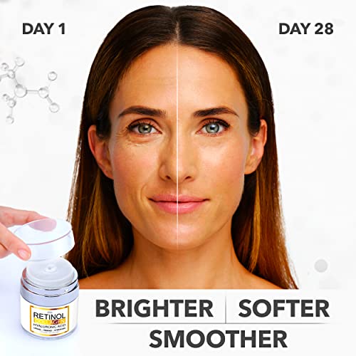 Crema de retinol para la cara, hidratante facial con colágen