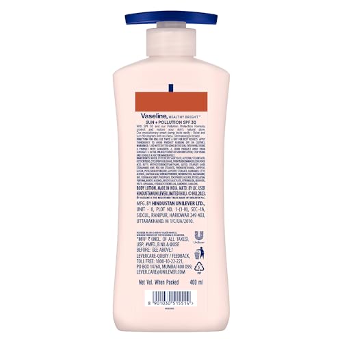 Vaseline Loción corporal de protección solar saludable brill