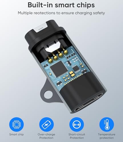 Adaptador de cargador para reloj Garmin con puerto USB-C y p