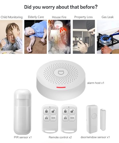 Sistema de seguridad de alarma inteligente WiFi, sistema ant