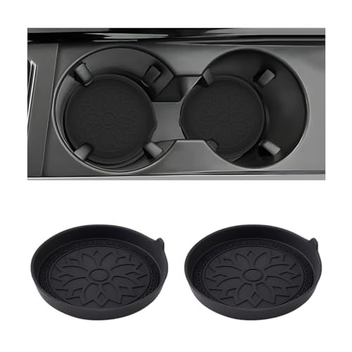 Mandark 2 posavasos para automóvil, tapete de silicona antid
