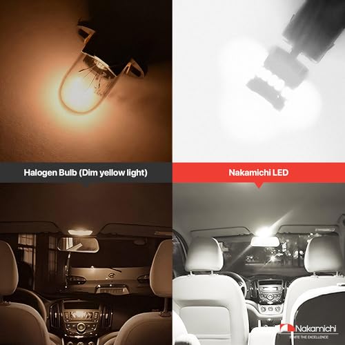 Nakamichi Bombilla LED T10 168 2825 194 W5W cuña 18+1 SMD 30