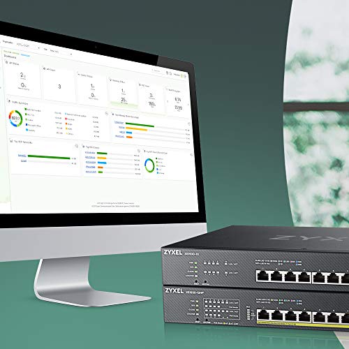 ZYXEL Switch PoE de 12 puertos Multi-Gigabit Ethernet Smart