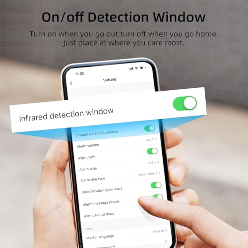CPVAN Sistema de alarma WiFi para el hogar con sensor de mov