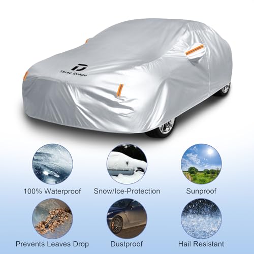 Funda de automóvil de 6 capas impermeable para todo tipo de