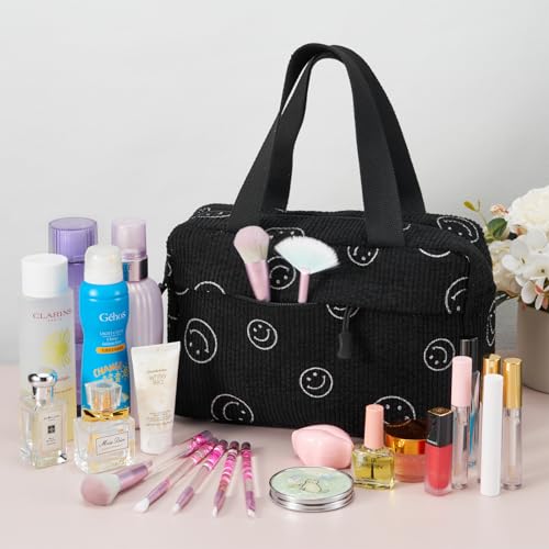 Bolsa de maquillaje grande para mujer, bolsa de cosméticos d