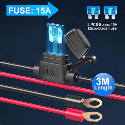 Adaptador de encendedor de cigarrillos de 10 pies para coche