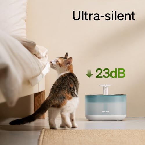 PETLIBRO - Fuente de agua de 71 fl oz/2.1 L para gatos, de a
