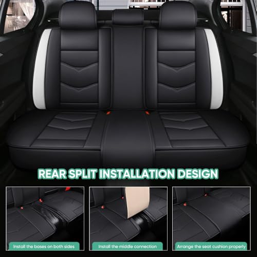 Juego completo de fundas de asiento de automóvil, impermeabl