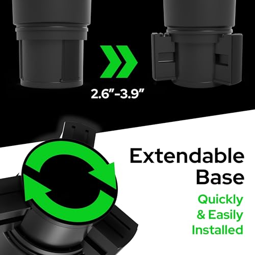Adaptador expansor de portavasos para automóvil con bandeja