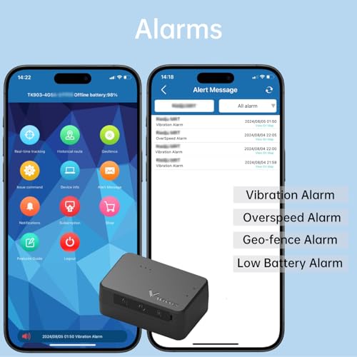 Winnes Rastreador GPS para vehículos, 4G, mini dispositivo d