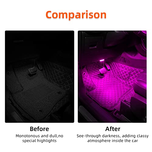 Ziciner 2 luces LED para interior de automóvil, bombilla ina