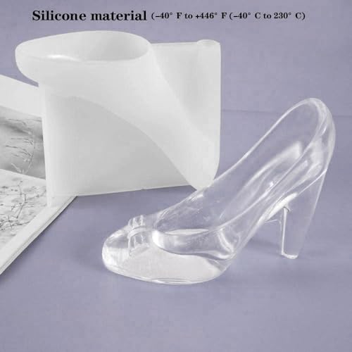 Molde de silicona para zapatos de tacón alto, chocolate, vel
