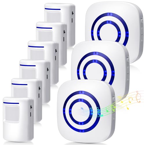 Alarma con sensor de movimiento, alarma inalámbrica, detecto