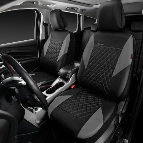 CAR PASS Juego completo de fundas de asiento de cuero, unive
