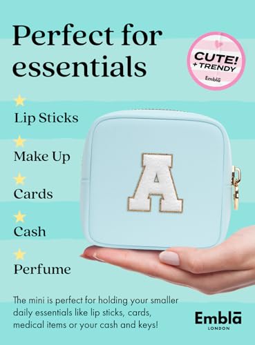 Bolsa de maquillaje Preppy, bolsa de cosméticos de viaje, or
