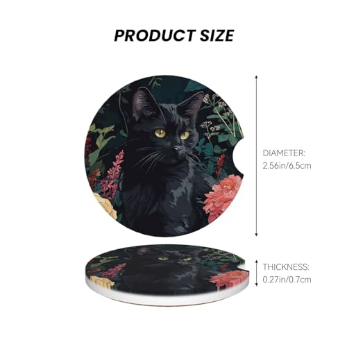 Posavasos de cerámica absorbente para portavasos de automóvi