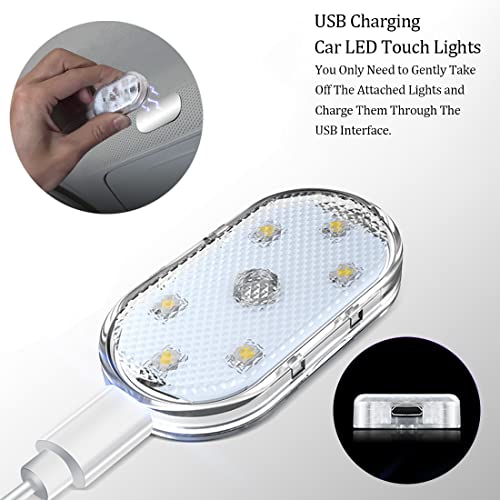 4 luces LED para interiores de automóvil, 7 colores de ilumi