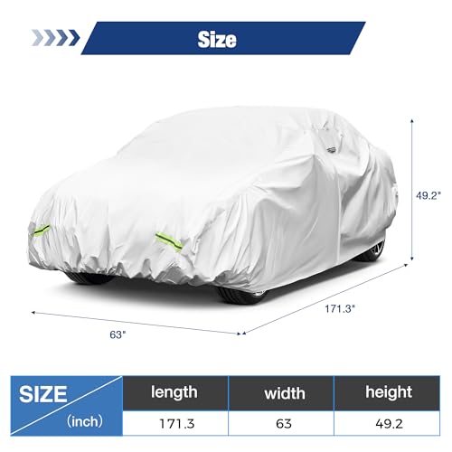 YOLENY Funda impermeable para automóvil para todo tipo de cl