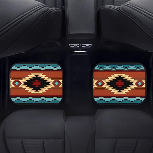 Tapetes universales con estampado de geometría azteca tribal
