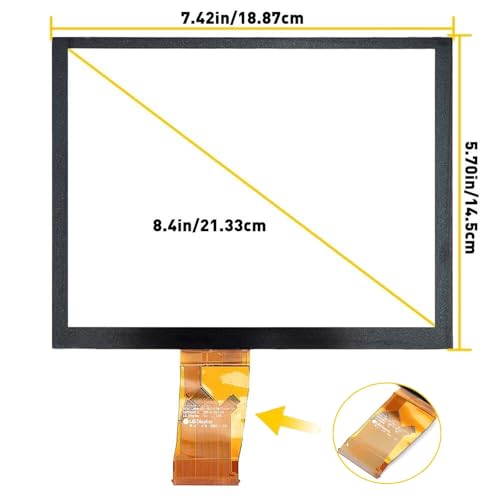 Reemplazo del digitizador de pantalla táctil Uconnect de 8.4