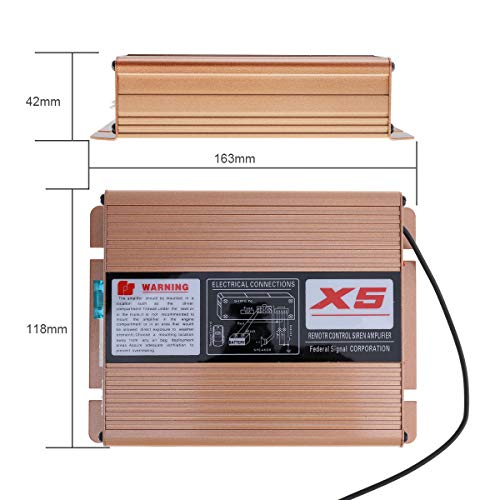 DC12V 400W 8 sonido fuerte alarma de advertencia de coche po