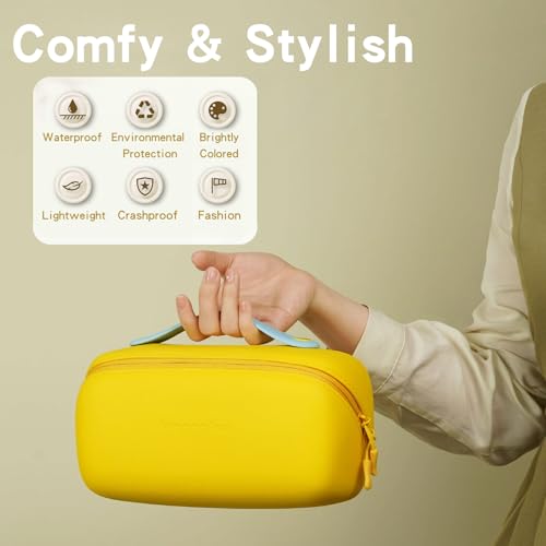 Bolsa de maquillaje de viaje, bolsa de cosméticos impermeabl