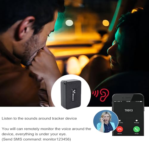 Mini rastreador GPS para vehículos sin suscripción 4G LTE co