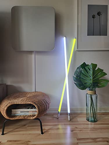 GamerDens RGB LED Tubo de luz de 4 pies inalámbrico intelige