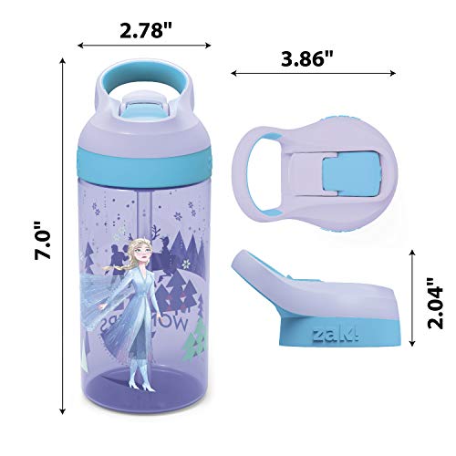Zak Designs Disney Frozen 2 - Pajilla para niños y lazo de t