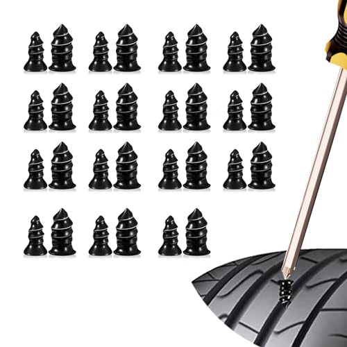 ZKFAR 30 clavos de goma para reparación de neumáticos, kit d